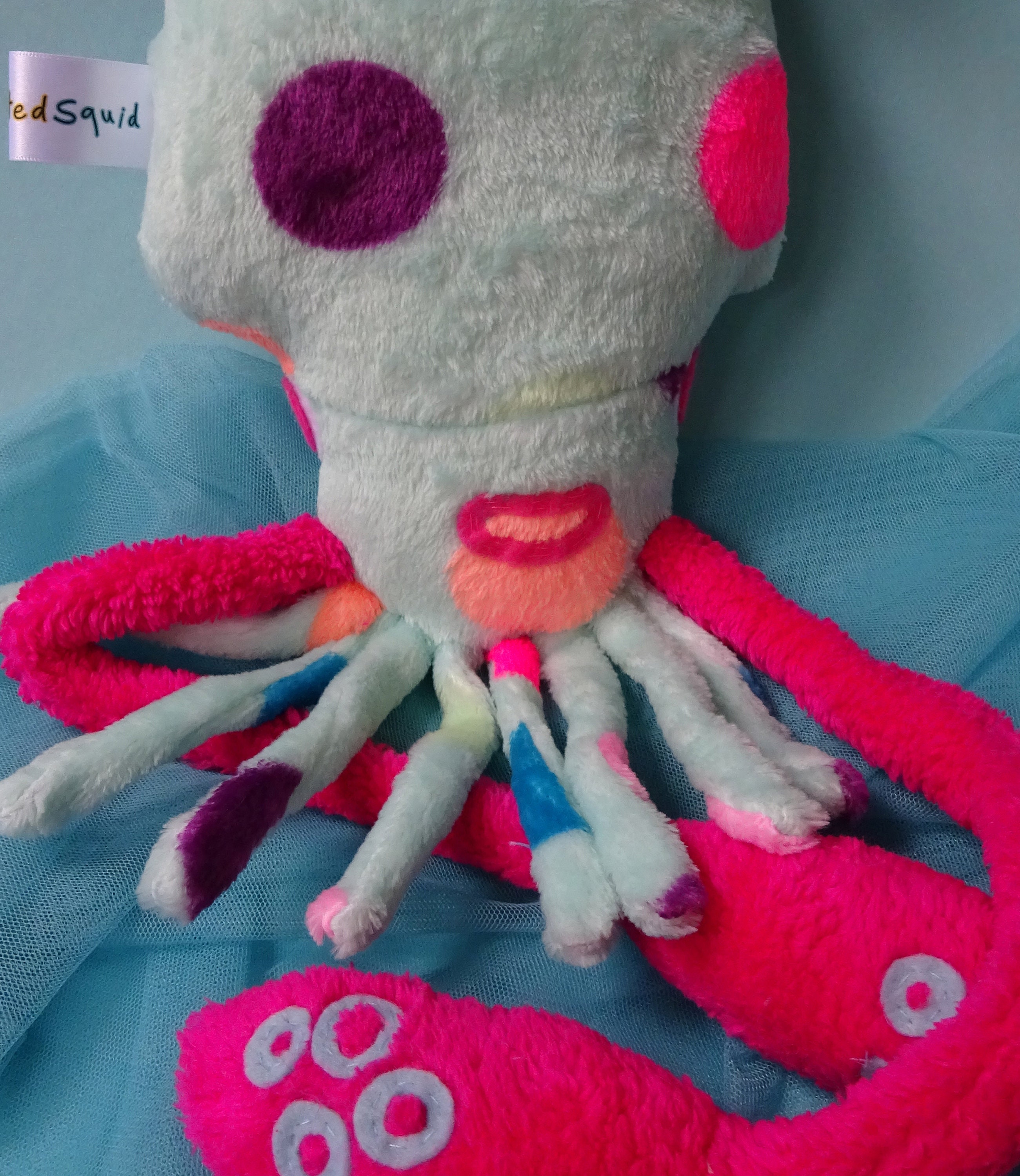 Squid Plush Spotty Soft & cuddly handmade plushies | Etsy