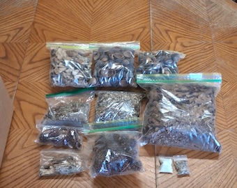 Isopod Bundle: Leaf Litter, Sweet Gum Balls, Lichen, Eggshell, Rotten Log (Terrarium Goods)
