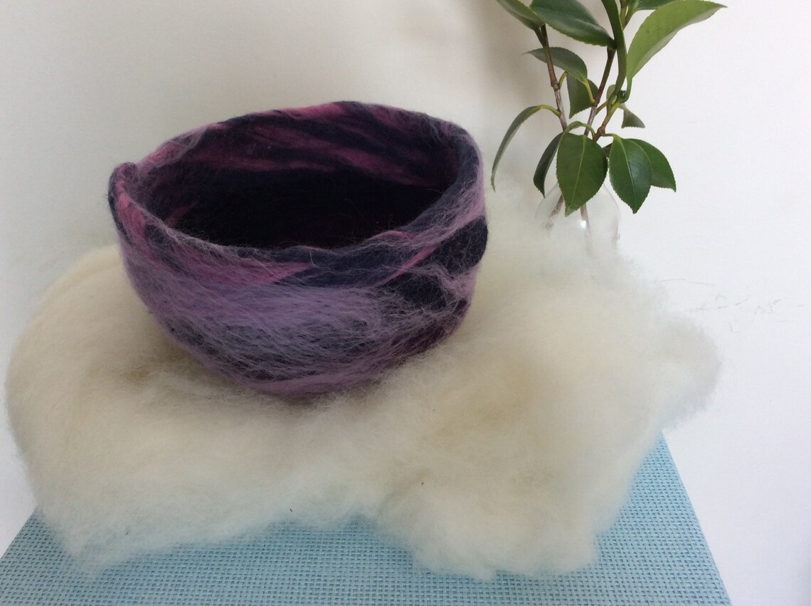 Needle Felted Bowl Etsy