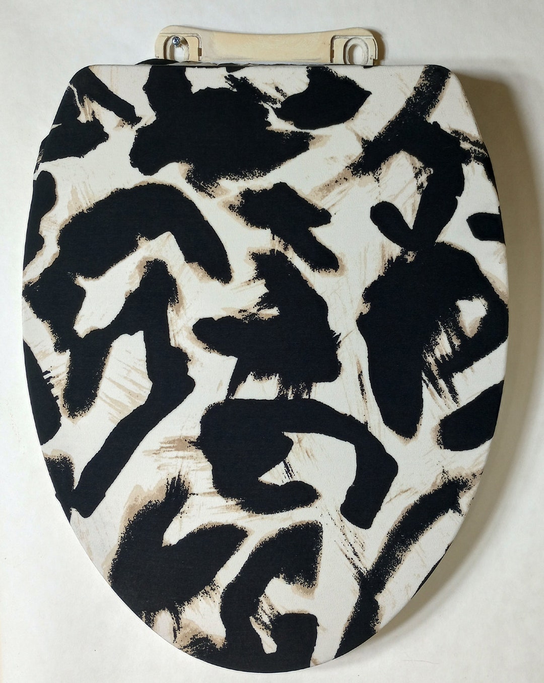 Artsy Cloth Toilet Seat Lid Covers Elongate Toilet Lid Cover. Etsy