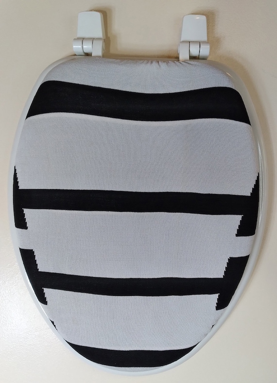 Decorative Toilet Seat Lid Covers. Reversible Toilet Lid Etsy