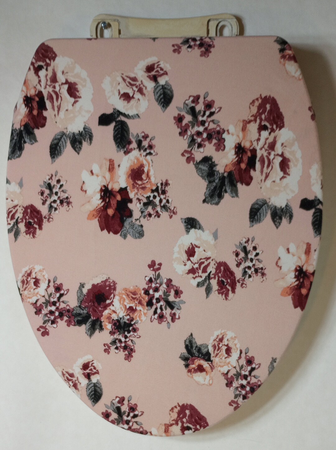 Cloth Toilet Seat Lid Covers. Elongated Toilet. Easy Bathroom Remodel