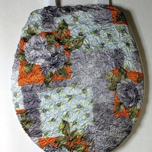 Beautiful unique 3d Toilet Seat Cover. Bathroom decor, Bathroom art. Unique bathroom idea. bathroom Loo seat. Sale priced for pulled thread.