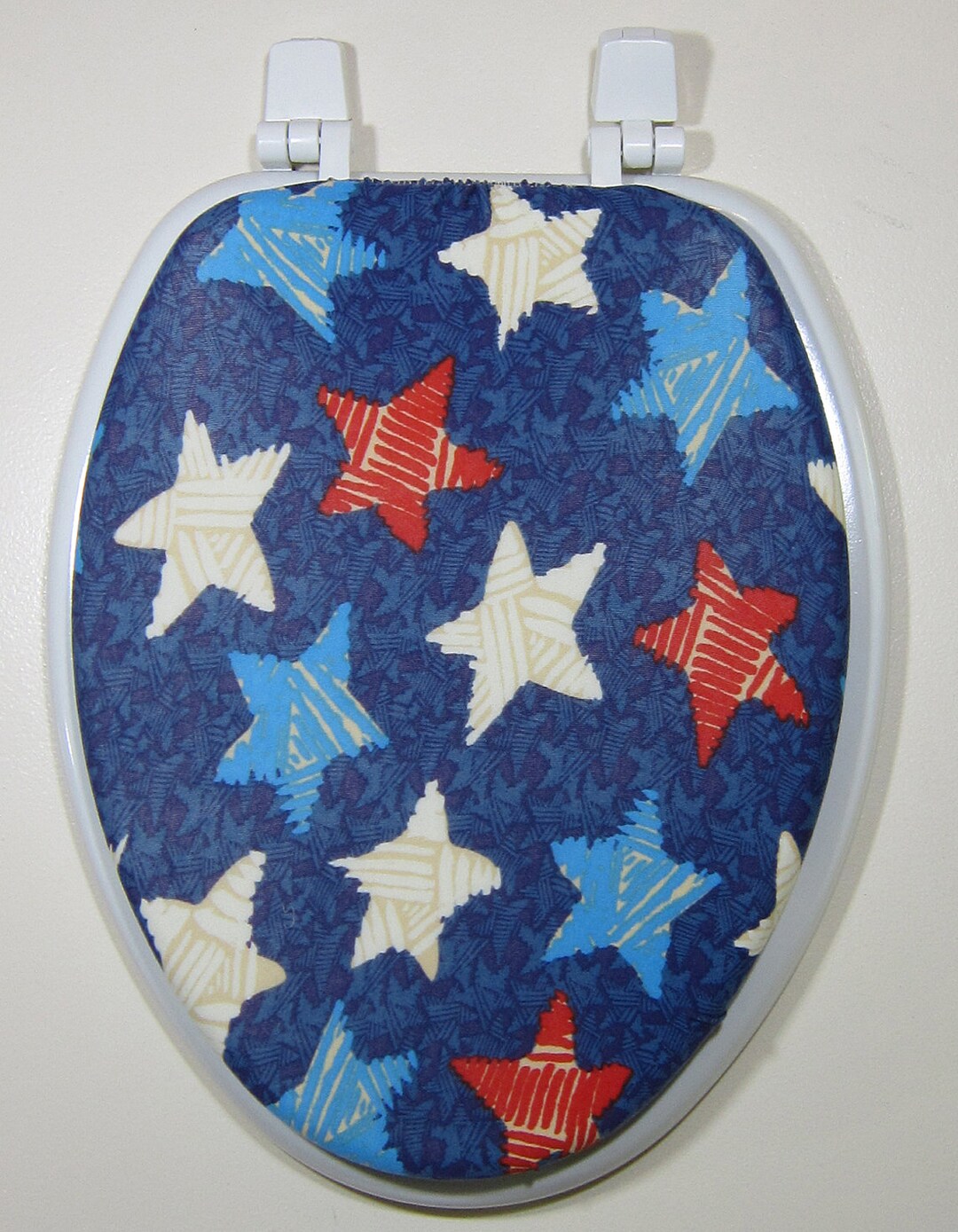 Toilet Seat Lid Cover 4th of July Decorating Red White and Etsy