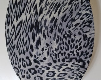 Toilettendeckel Bezug mit Leoparden Tier Print Kostengünstige Badezimmer Dekor Ideen Spandex Toilettendeckel Abdeckung Wildkatze Thema Badezimmer