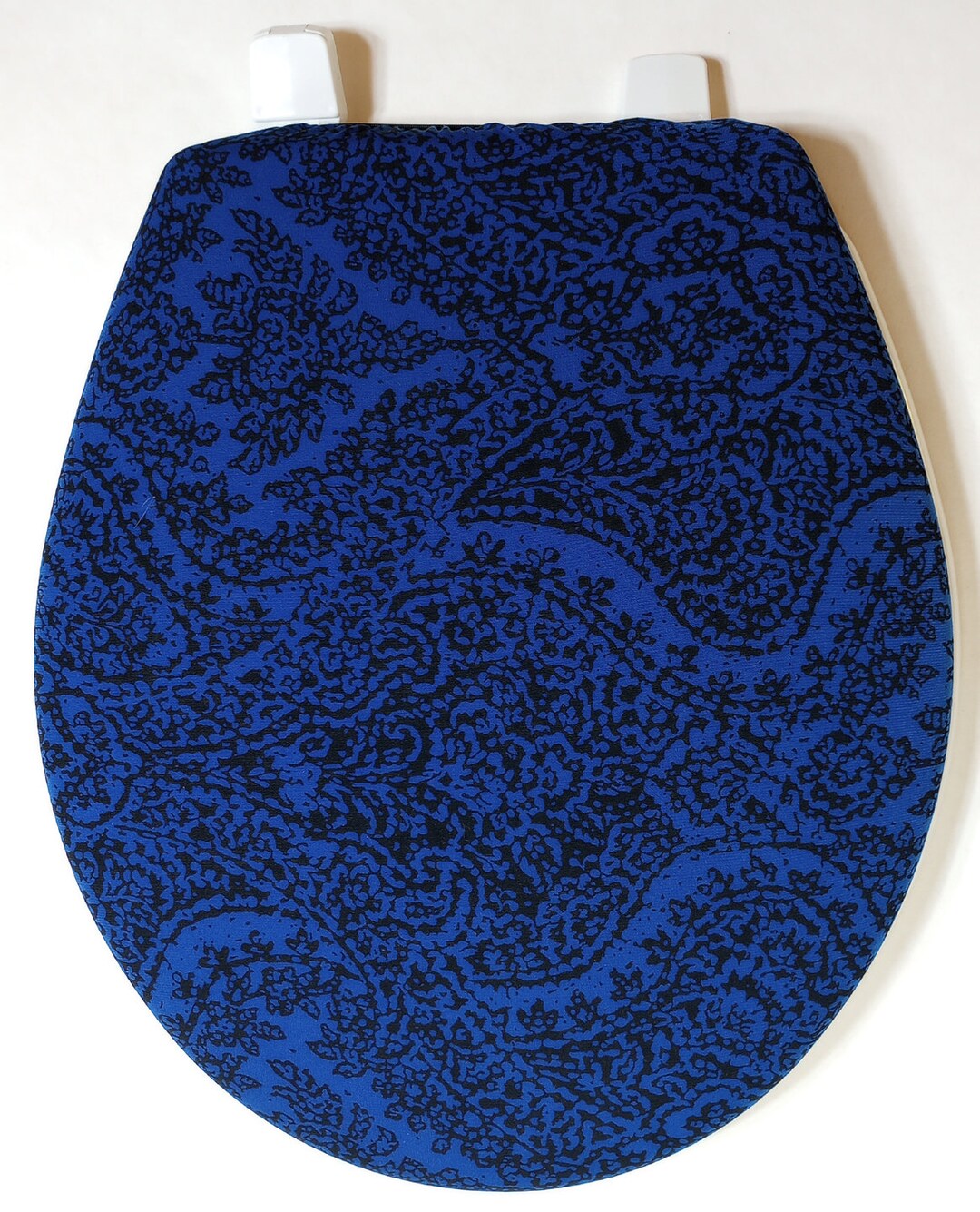 Cloth Toilet Lid Cover. for Standard Size Round or Oval Toilet Seat