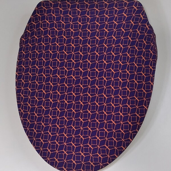 Purple Elongated Toilet Etsy