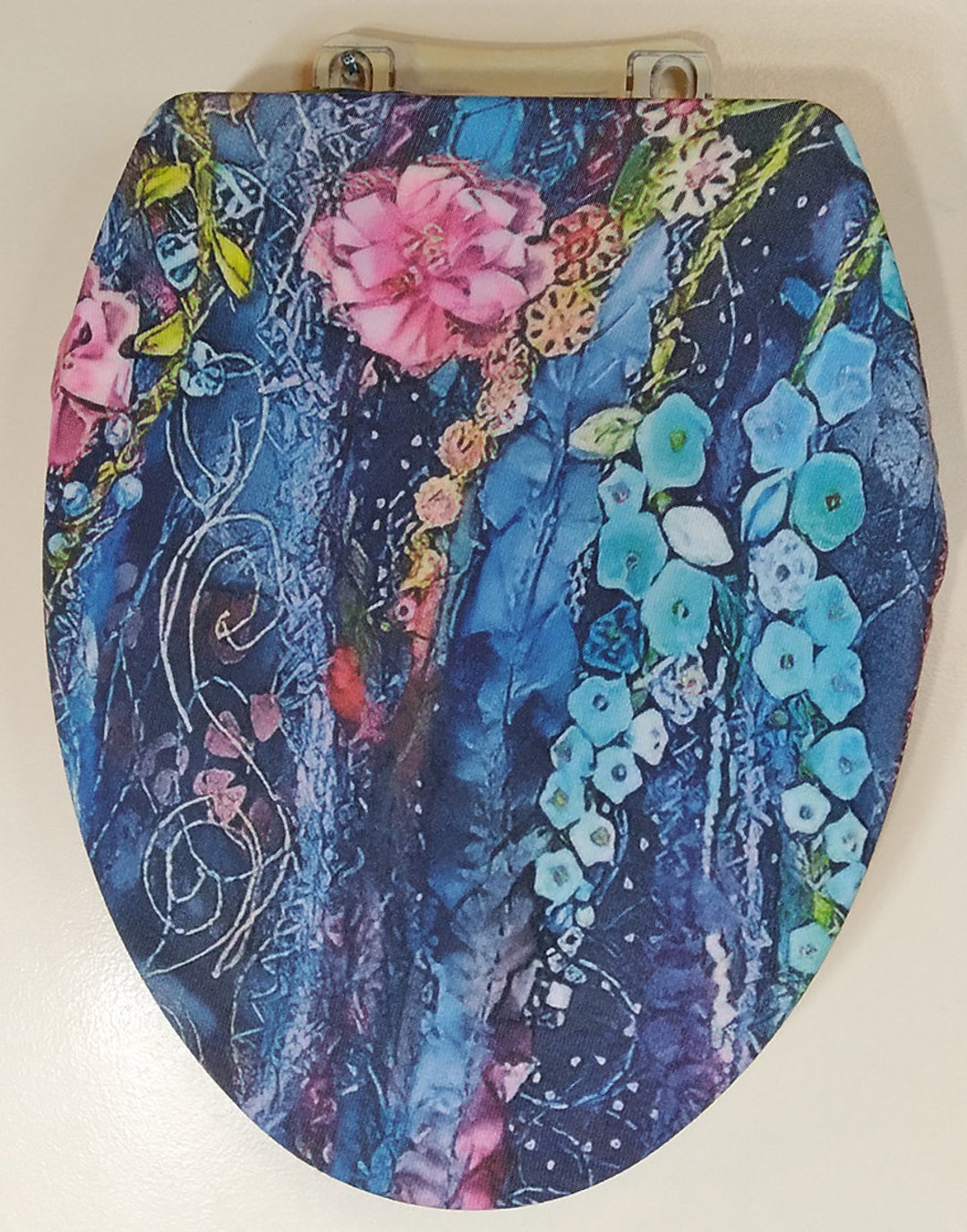 Cloth Toilet Seat Lid Covers for Elongated Toilet Seat. Etsy