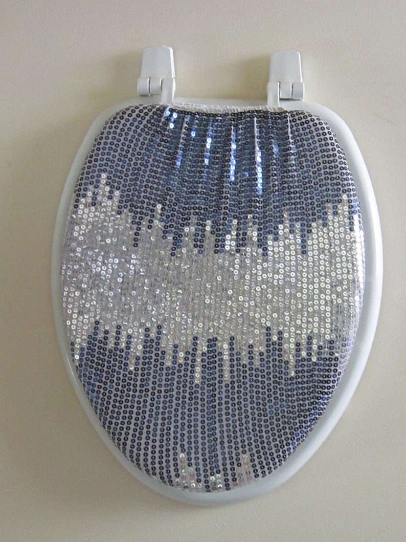 Fancy Toilet Seat Lid Cover Bathroom Decor idea Bling. Etsy