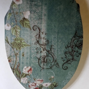 Toilet Seat Lid Covers : Green Bathroom remodeling and decorating ideas. Small bathroom ideas & designer home decor. Eco friendly WC fabric
