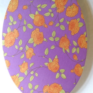 Toilet seat Lid Cover For Elongated toilet seat. Pretty Bathroom ideas. Cotton blend knit fabric. Redecorate your bathroom. Mauve bathroom
