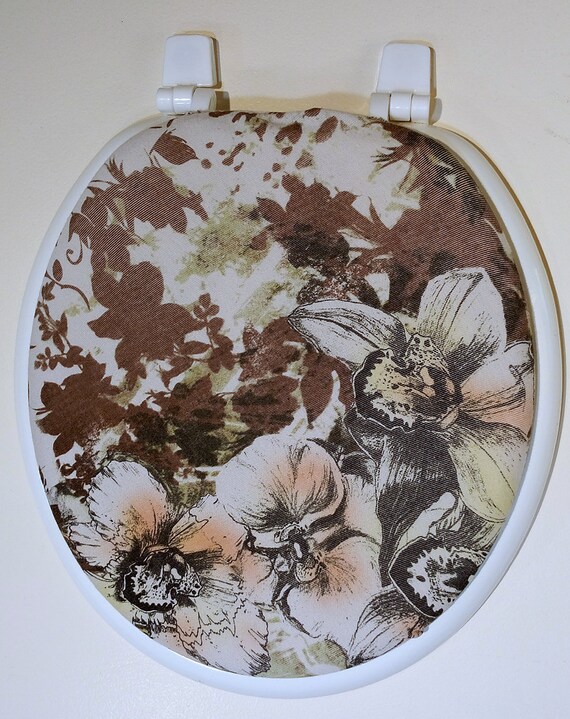 Earthy Bathroom Decor Toilet Seat Lid Cover Bathroom Etsy