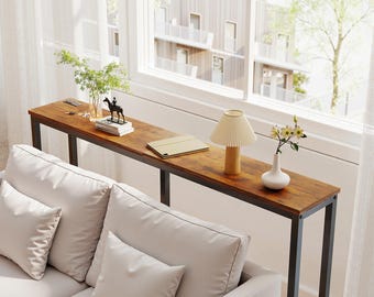 63in Sofa Table with Outlet Station