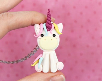 Unicorn Necklace, Gift For Kids, Fairytale jewelry, Mythical Animal Keychain, Unicorn Lover Gift