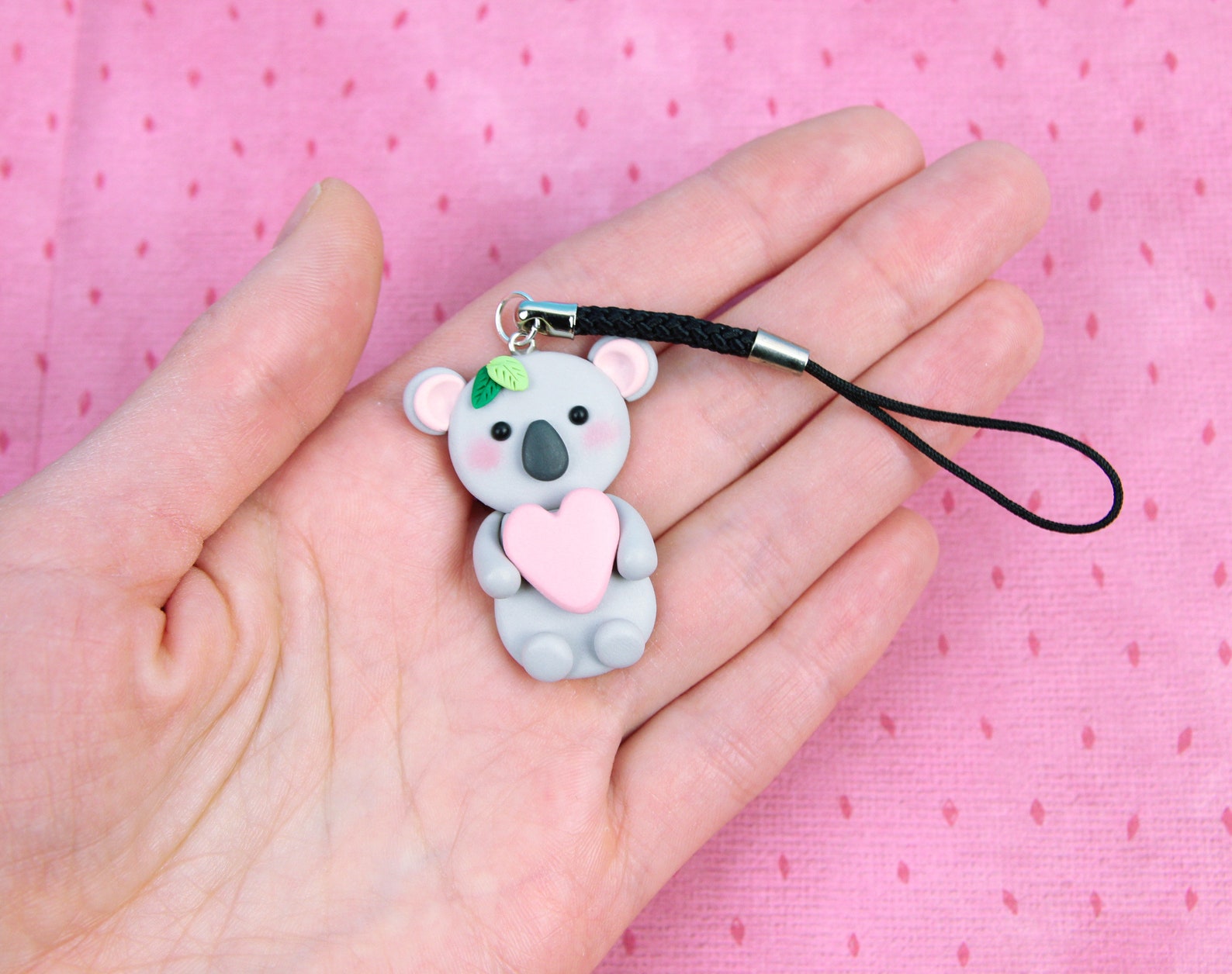 Cute Koala Keychain Wildlife Animal Necklace Zoo Lover Gift Etsy