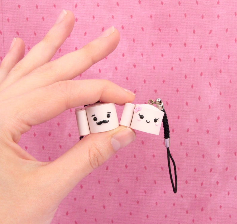 Mr. and Mrs. Toilet Paper Keychain Set Gift for Boyfriend Etsy
