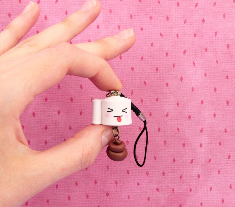 Poop Toilet Paper Keychain Gift for Plumber Toilet Roll Etsy