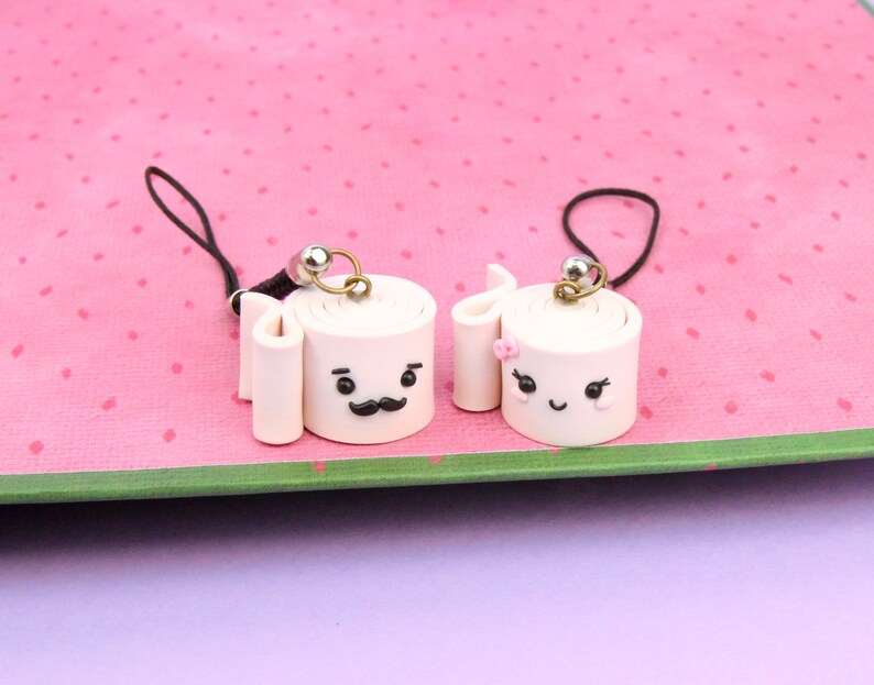 Mr. and Mrs. Toilet Paper Keychain Set Gift for Boyfriend Etsy