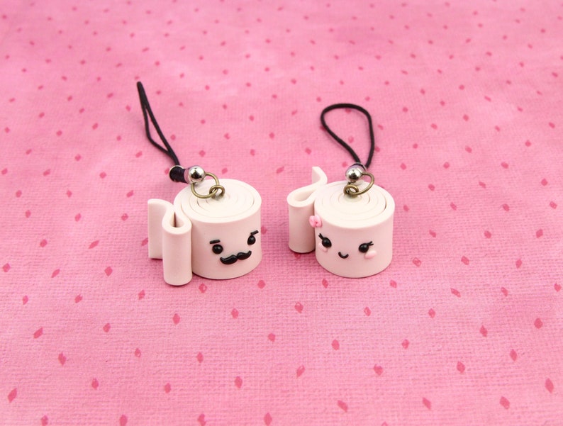 Mr. and Mrs. Toilet Paper Keychain Set Gift for Boyfriend Etsy