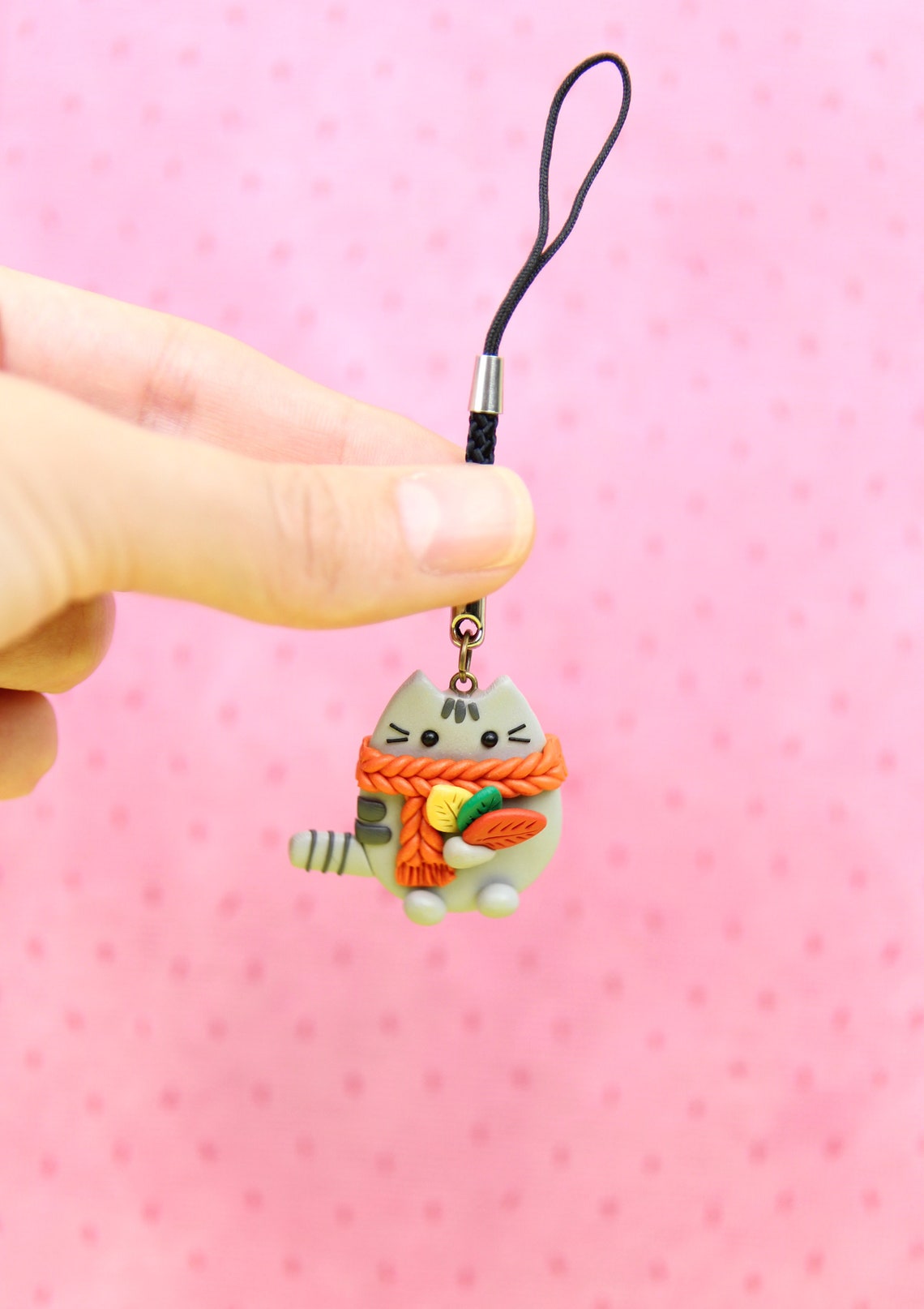 Orecchini A Borchie Pusheen The Cat – Cuore Smalto Rosa E Oro