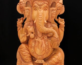 Lord Ganesha Statue | Home Decor |  Hindu Temple | Ganesha Idol |  Hindu God Statue | Ganapati | Ganesha Figurine | Diwali Gift Statue |