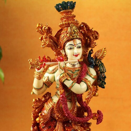 Krishna Statue Hare Krishna Statue God of Lover Anniversary Etsy