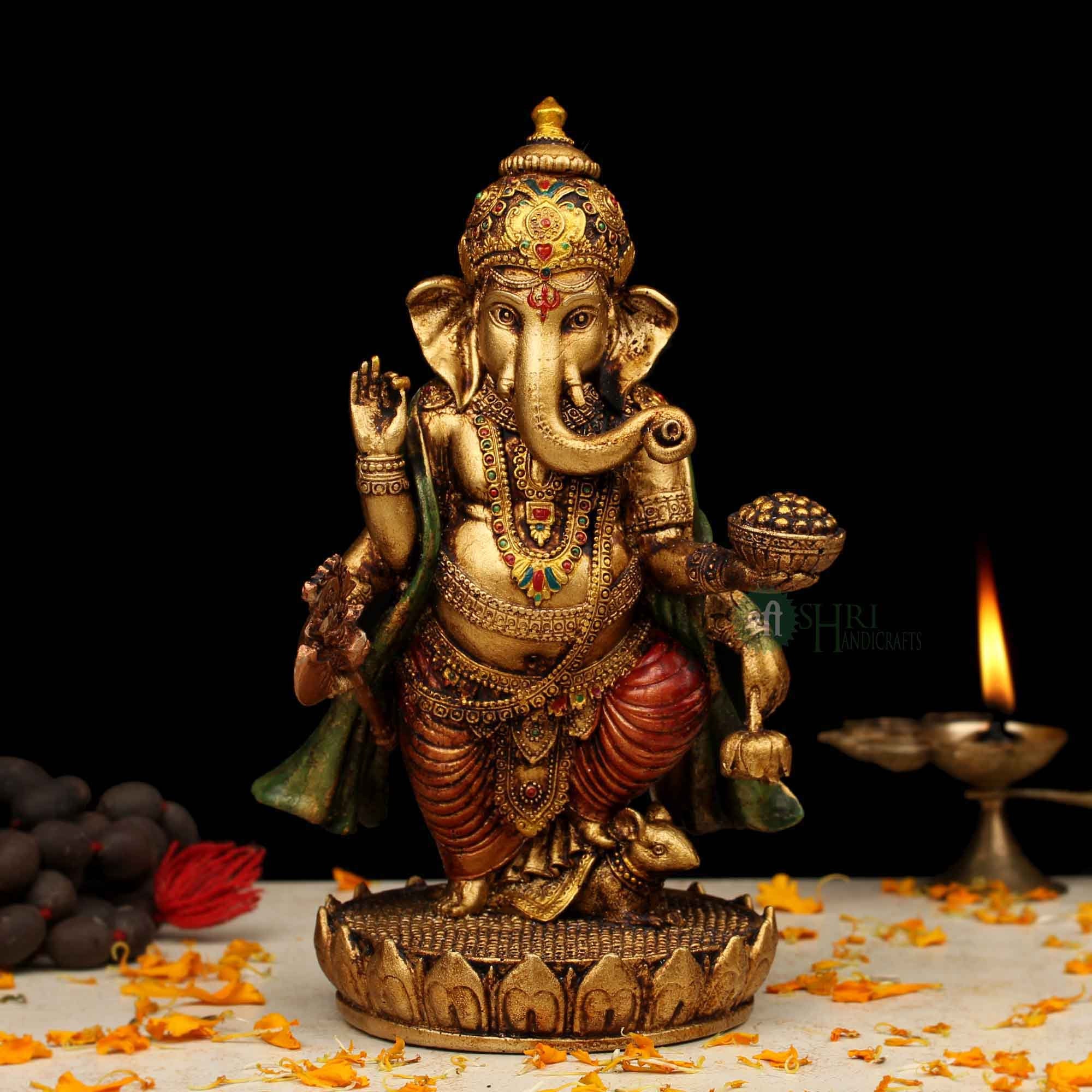 Lord Ganpati Vinayaka With Modak Idol Statue Gmas119 | lupon.gov.ph