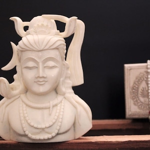 8&quot; Lord Shiva Statue, Shiva Sculpture, Shiva Figurine, Mahadev Statue, Meditating Shiva , Shiva With Trident,Best Sellers,Hindu Deity Idols