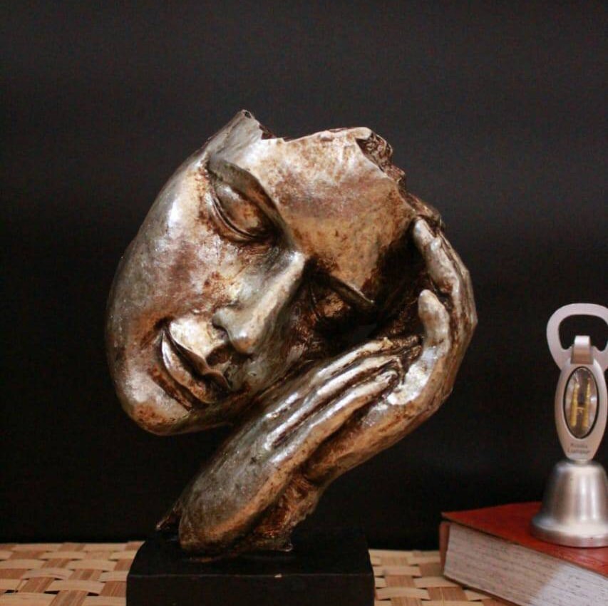 Creative Abstract Decor Statue Face Hand Sculpture Home Australia - Home Decor Statues Sculptures Creative Abstract Decor Statue Face Hand Sculpture Home Australia - Home Decor Statues Sculptures
