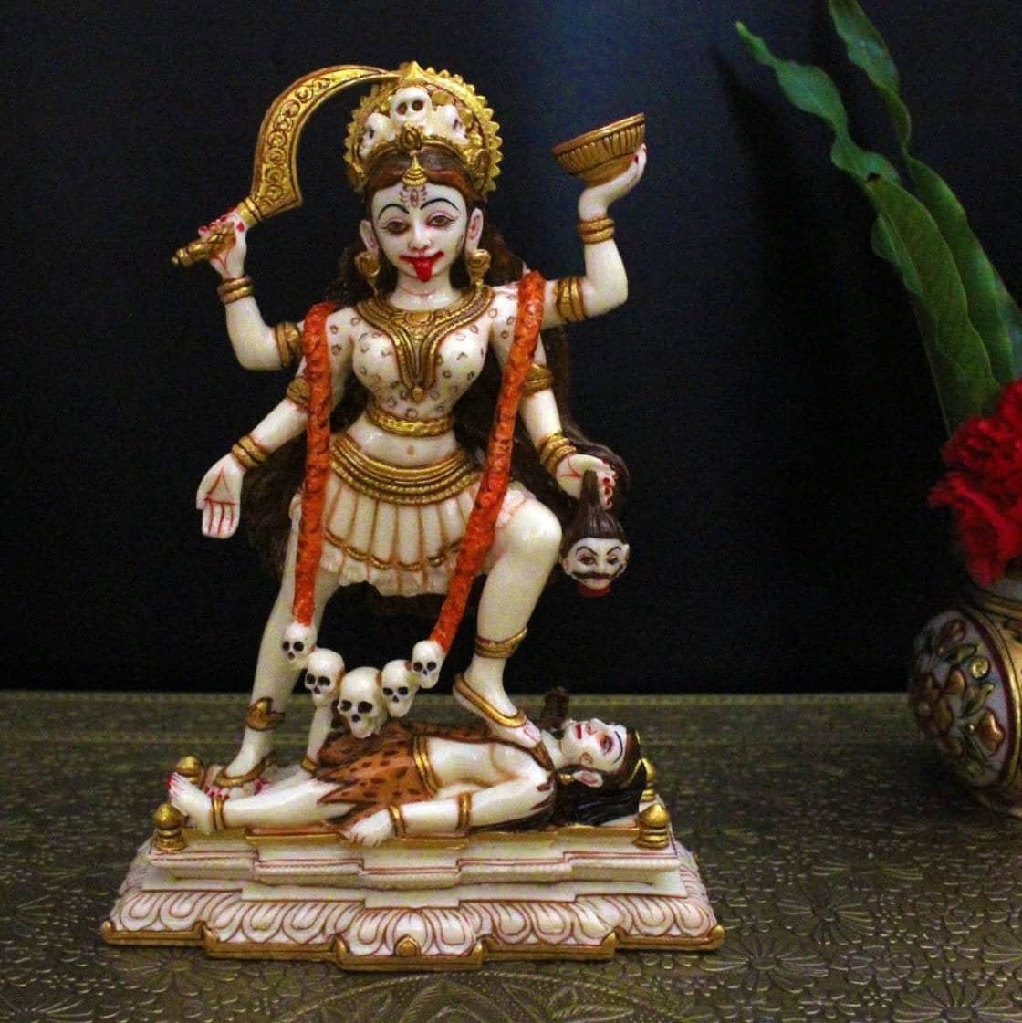 女神カーリー像インドのホームテンプル装飾、パールヴァティ