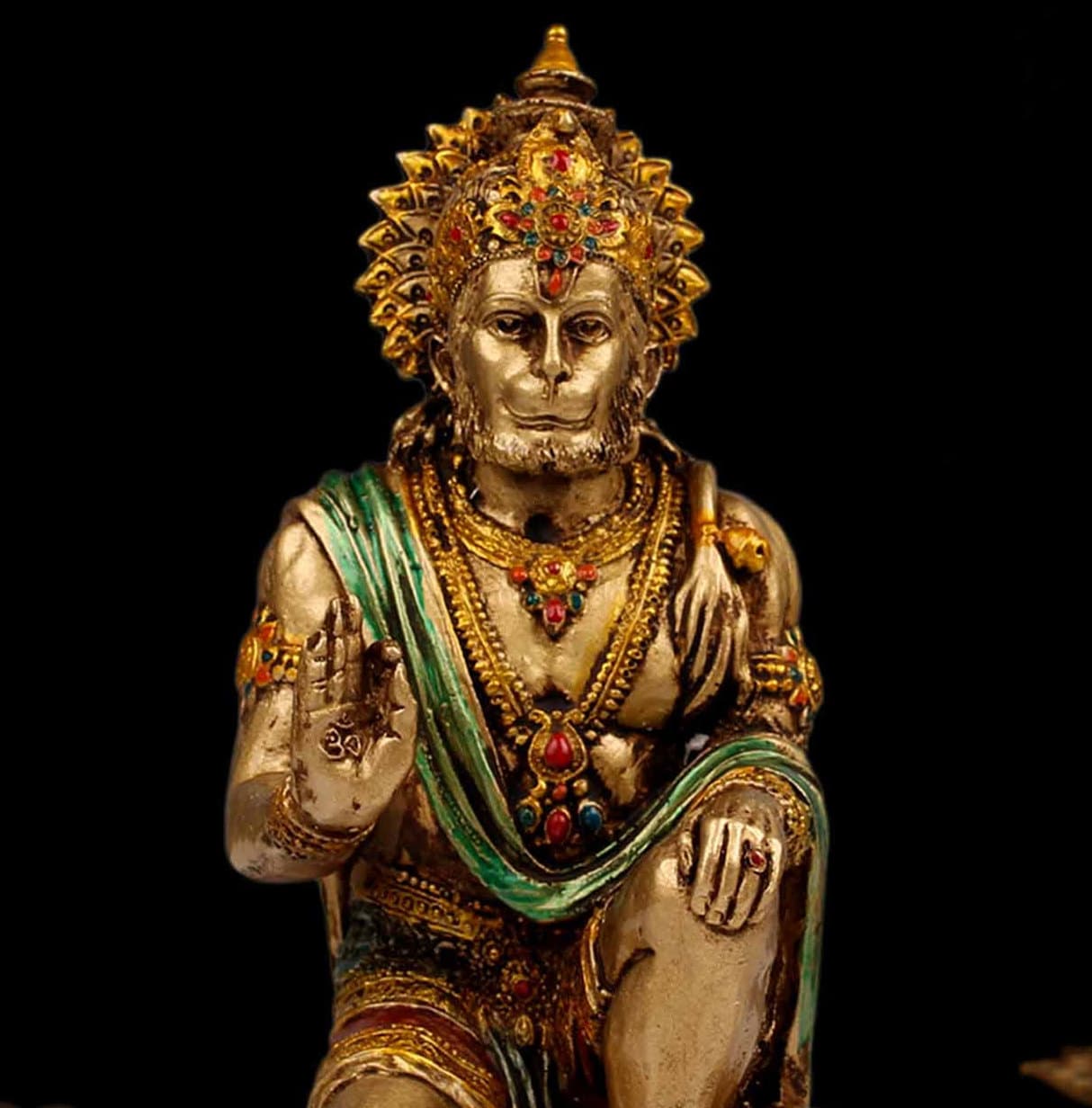 Hanuman Statue Hindu Monkey God of Devotion Celibacy Lord Etsy