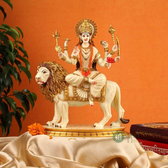 Durga Statue Goddess Durga Statue 26CM Parvati Statue Devi Etsy