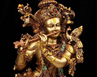 Krishna Statue | Etsy