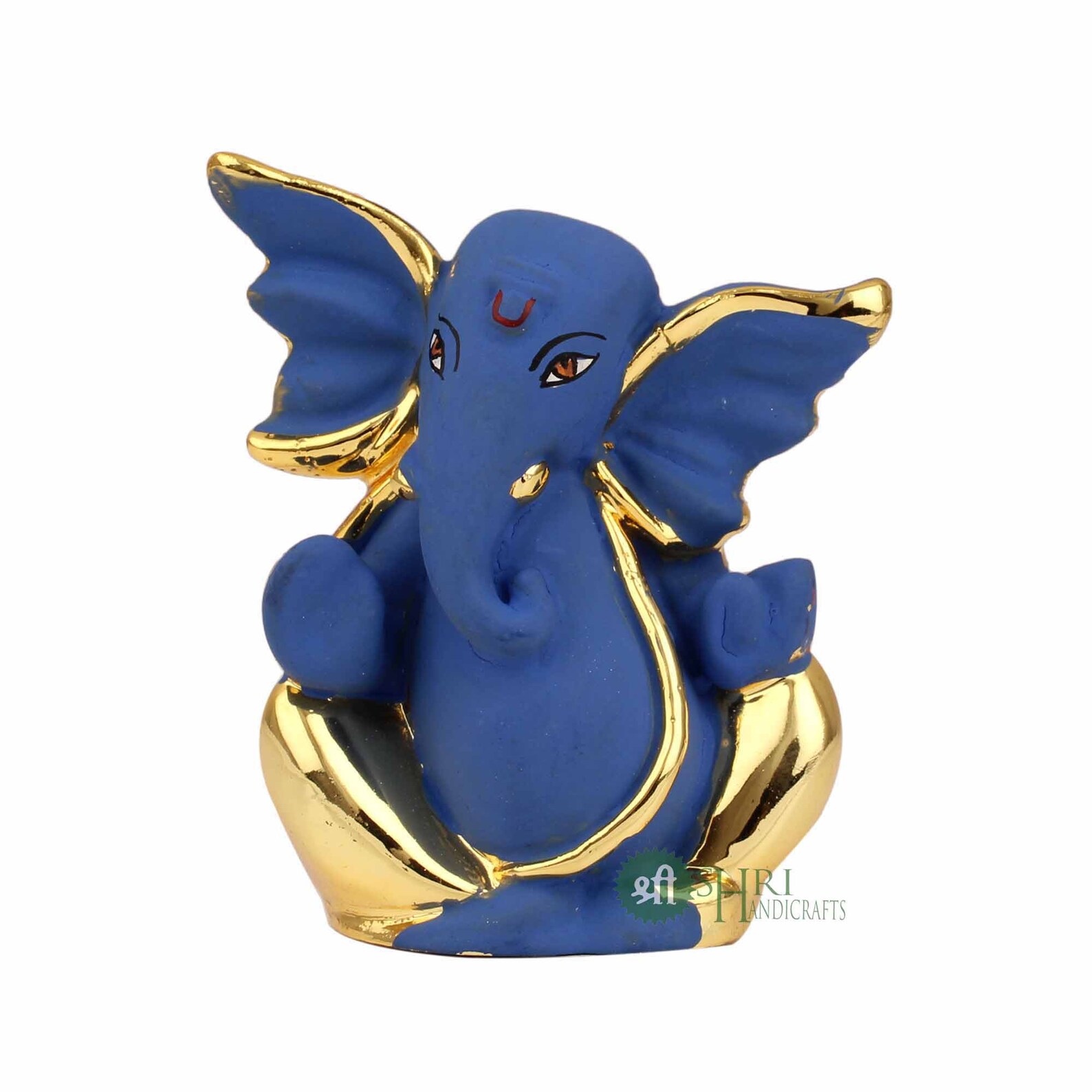 Lord Ganesha Statue for Car Dashboard Gold Plated Sculpture Etsy