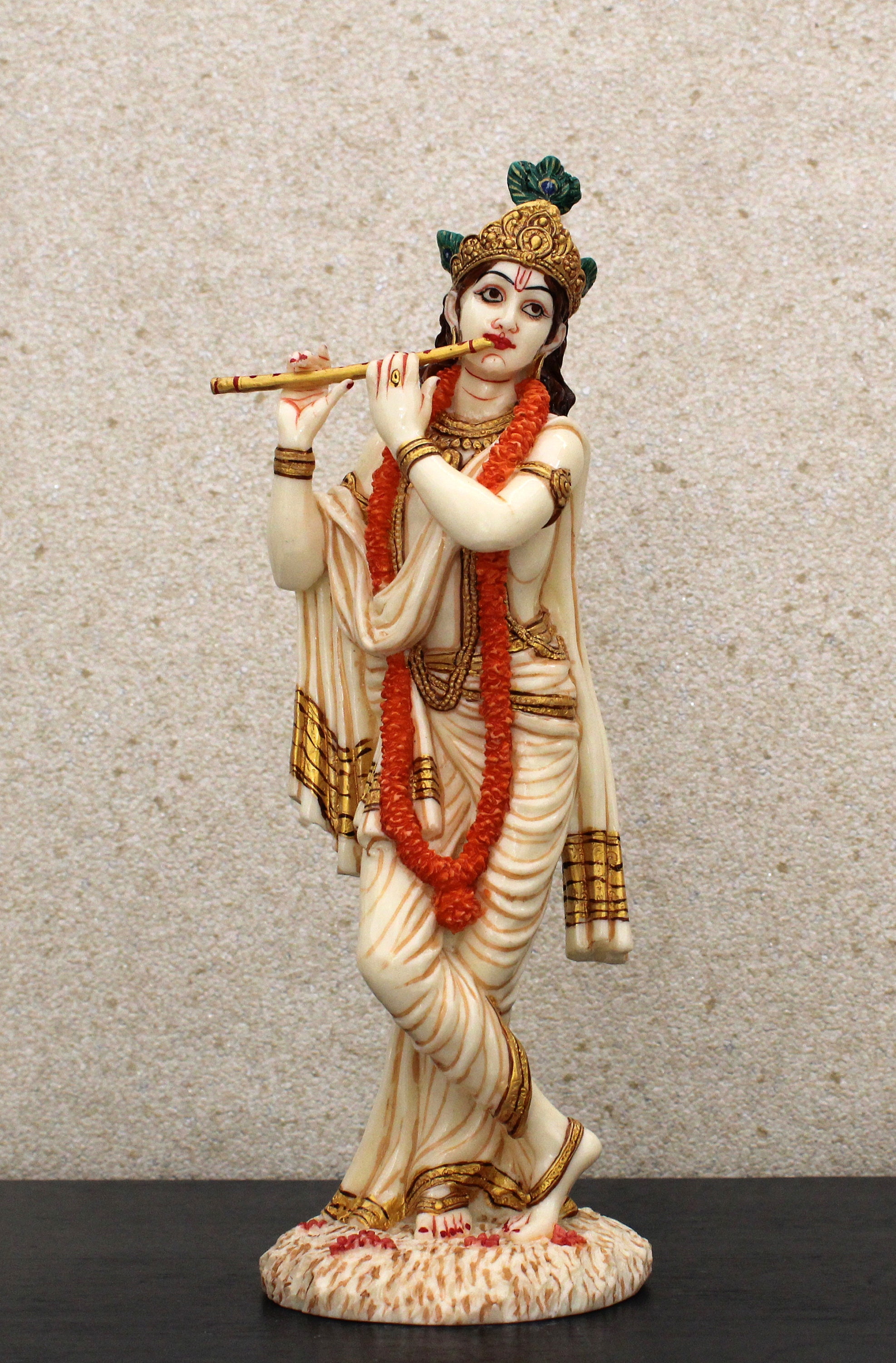 Krishna Statue Gift for Him Krishna with Basuri Hare Krishna Etsy