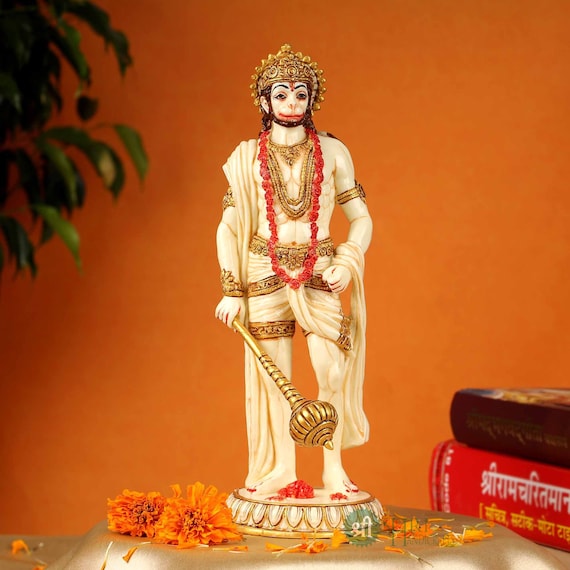Hand Painted Resin Hanuman Statue Hand Painted Resin Hanuman Statue
