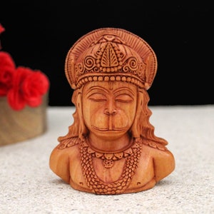 Lord Hanuman Statue| Religious Gifts| Rambhakta| Pavanputra| Bajrangbali| Anjaneya(Son of Anjana)| Hanuman Head| Hanuman Bust|Festive Season
