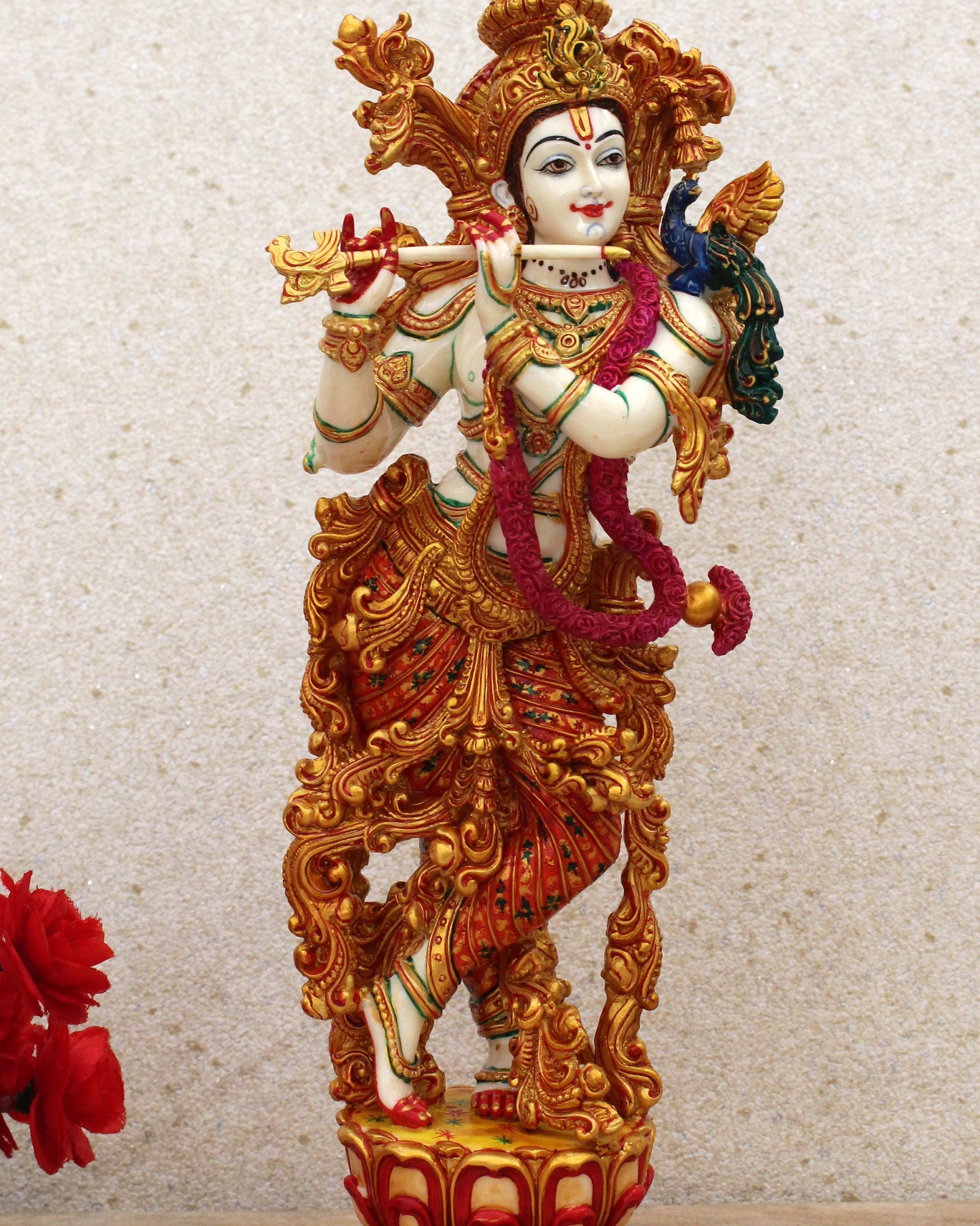Radha Krishna Statue Anniversary Gift Idol for Home Temple Etsy