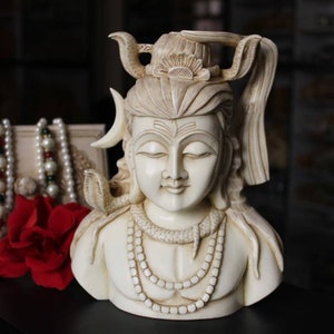 8&quot; Lord Shiva Statue, Shiva Sculpture, Shiva Figurine, Mahadev Statue, Meditating Shiva , Shiva With Trident,Best Sellers,Hindu Deity Idols