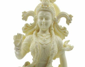 Radha Statue Goddess Resin Radha Statue Radha Krishna hladini shakti of Krishna avatar of Lakshmi Indian Art Indian Deity Home Decor Idol