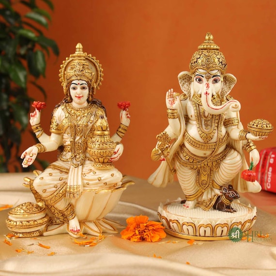 Hand Painted Resin Ganesh Statues Hand Painted Resin Ganesh Statues