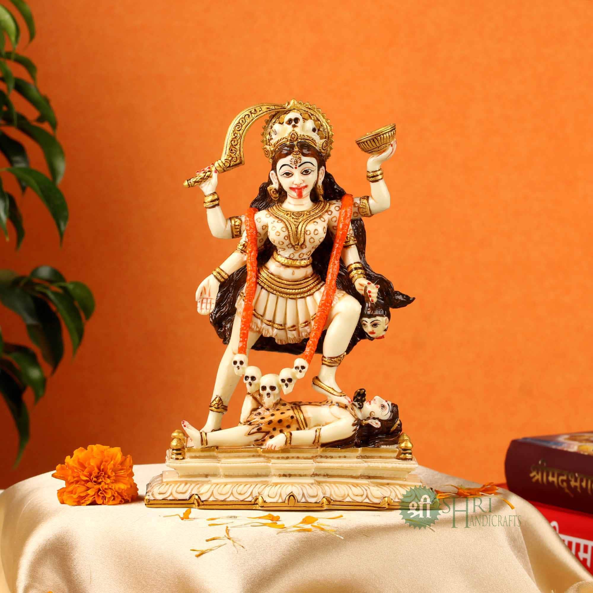 Kali Statue Goddess Kali Statue 19 CM Parvati Durga Etsy