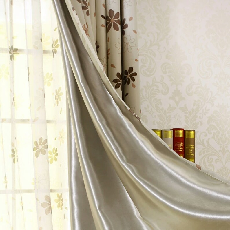 New Design Luxury Modern Floral Shadow Blackout Curtains for Bedroom Lving Room Curtains AA