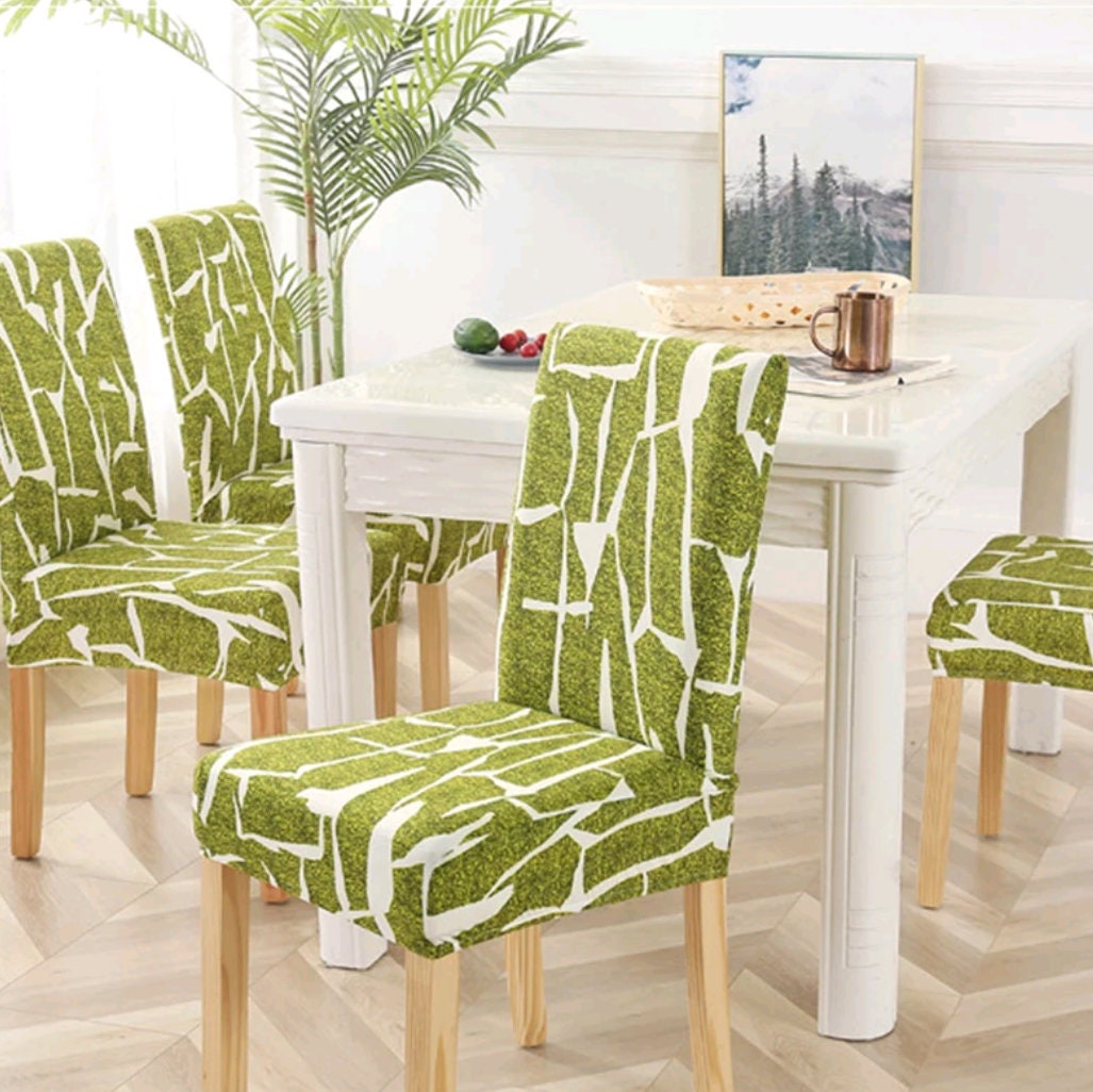 Elastic Chair Cover Removable Antidust Flexible Seat Case Etsy