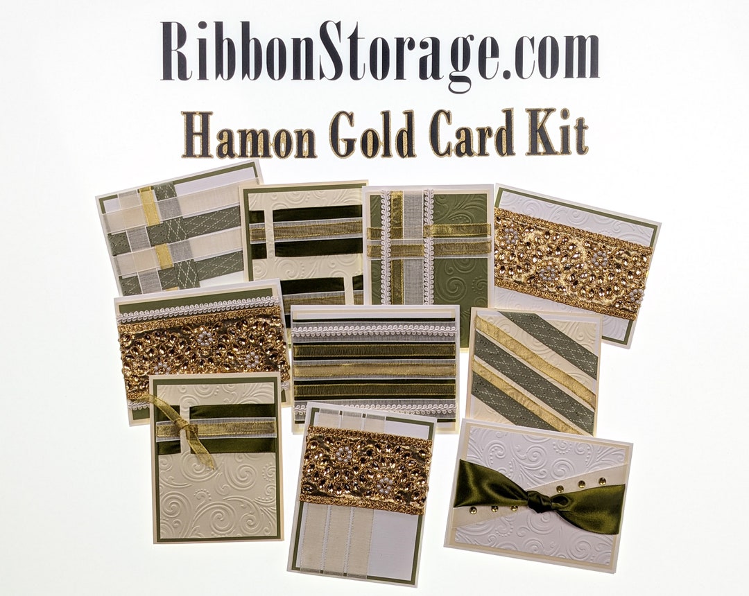 Kit Hamon DIY Greeting Card Kit - Christmas Cards - Hamon Gold - Etsy