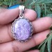 Ultimate Charoite Pendant  925 Sterling Silver Pendant image 0