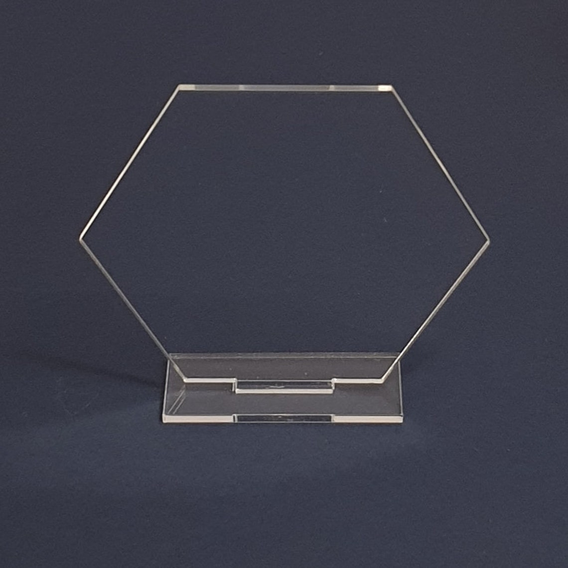 Blank Plaque With Stand. Clear Acrylic. Various Shapes & Etsy