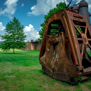 Carrie Furnace Crane Remains