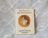 The Tale of Mrs. Tittlemouse By Beatrix Potter 1987 Edition-Number 11in Set of The Original Peter Rabbit Books Vintage Books for Children