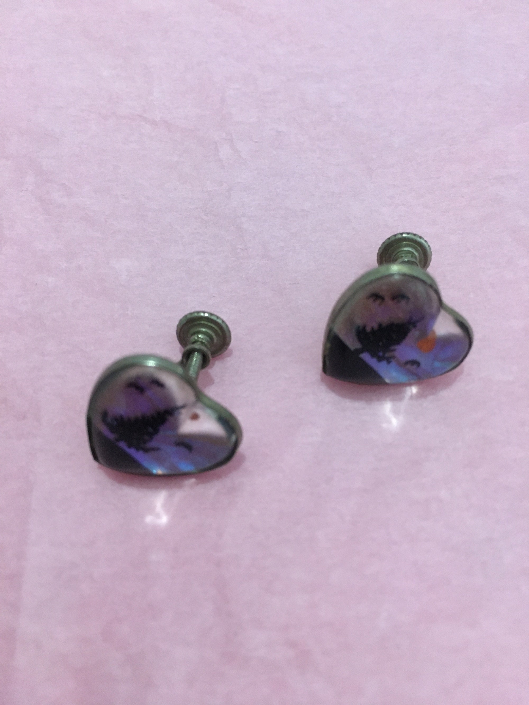 Blue Morpho Butterfly Wing Closed Back Earrings Set of 2 Silver Finish Jewelry Blue Morpho Butterfly Wing Closed Back Earrings Set of 2 Silver Finish Jewelry